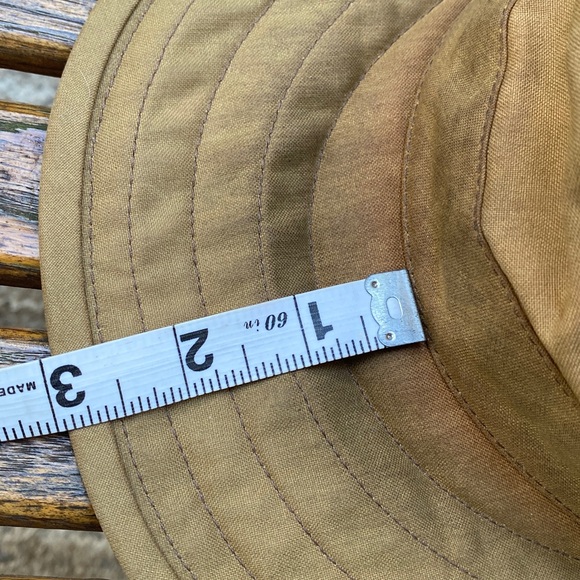 Tilley canvas Tan Outdoor Hat 7 1/8 outback cap - Picture 7 of 14